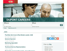 Tablet Screenshot of dupont.jobs