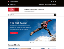 Tablet Screenshot of apac.training.dupont.com